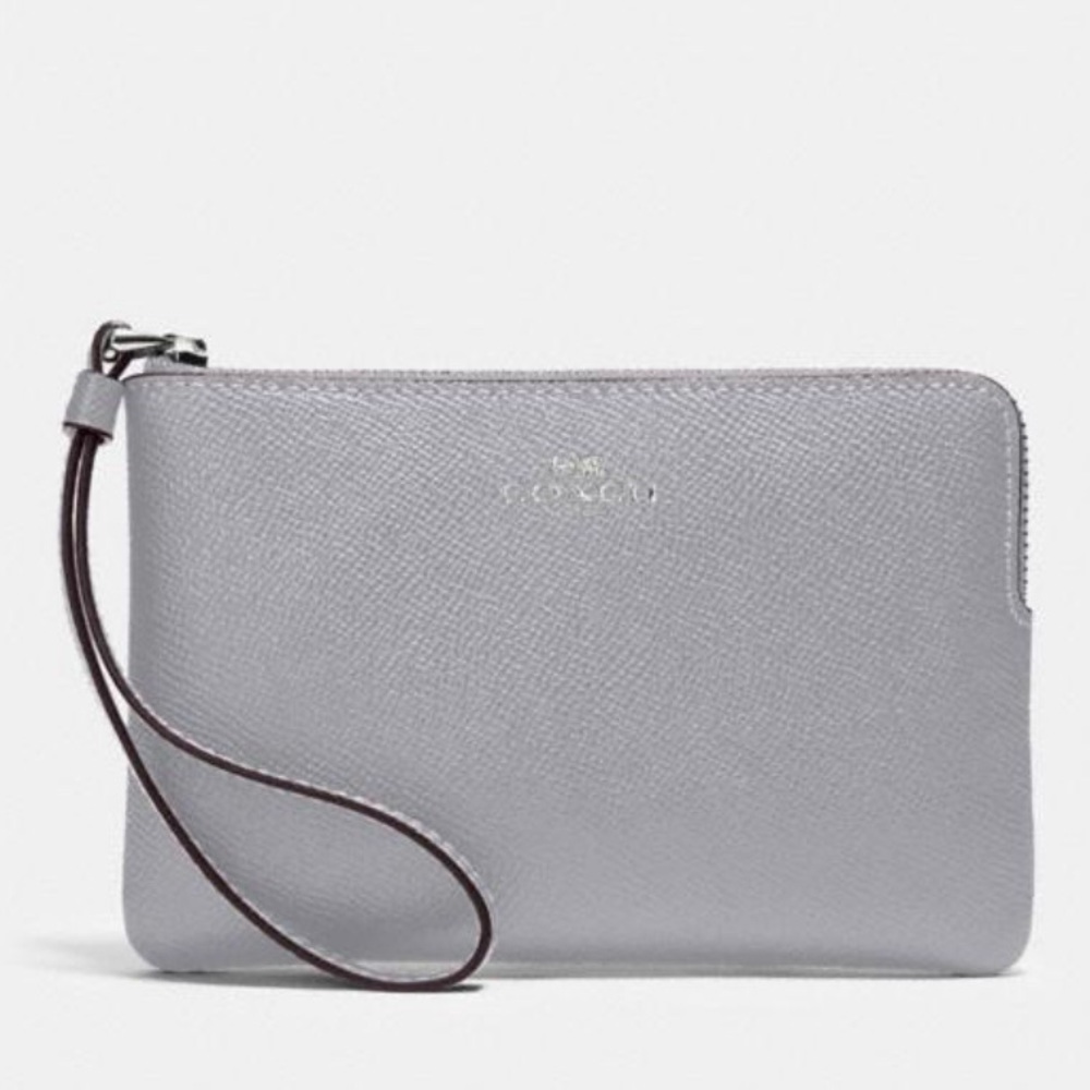Coach Corner Zip Wristlet